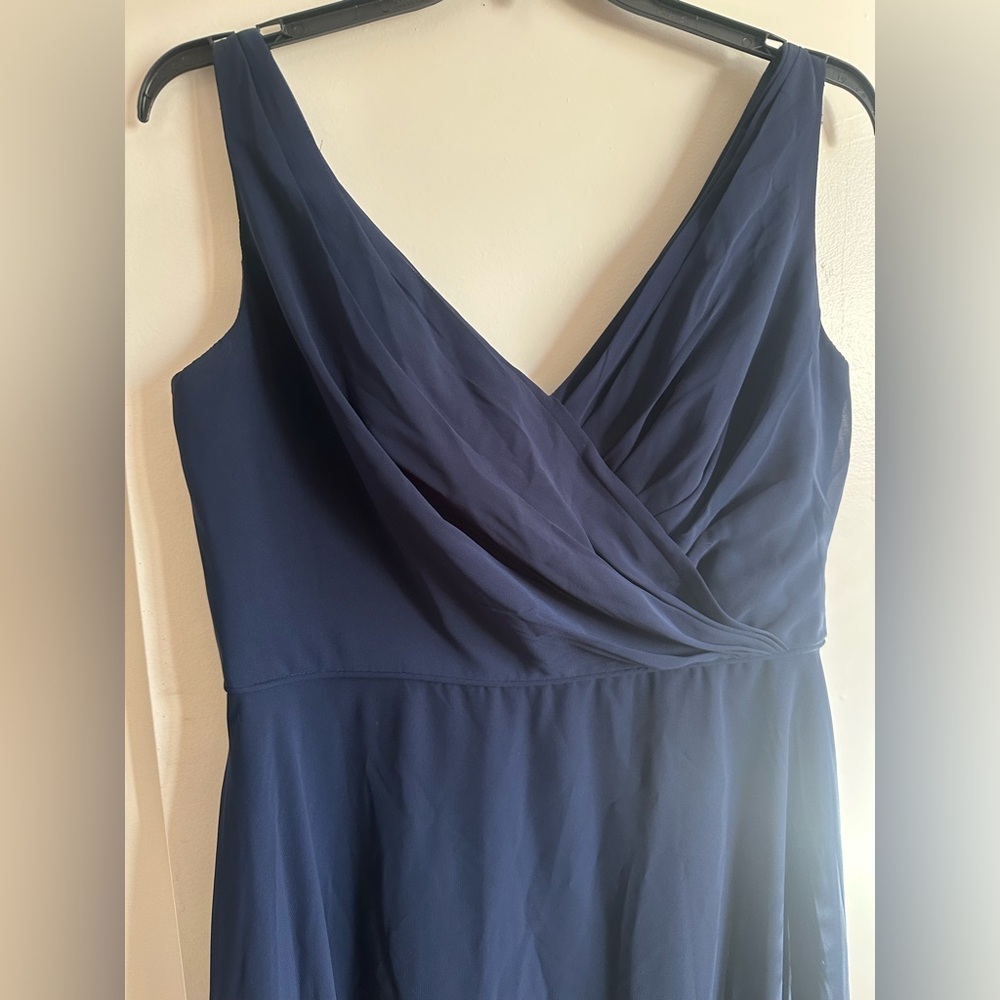 Alfred Angelo Deep Blue Maxi Dress - Picture 3 of 13